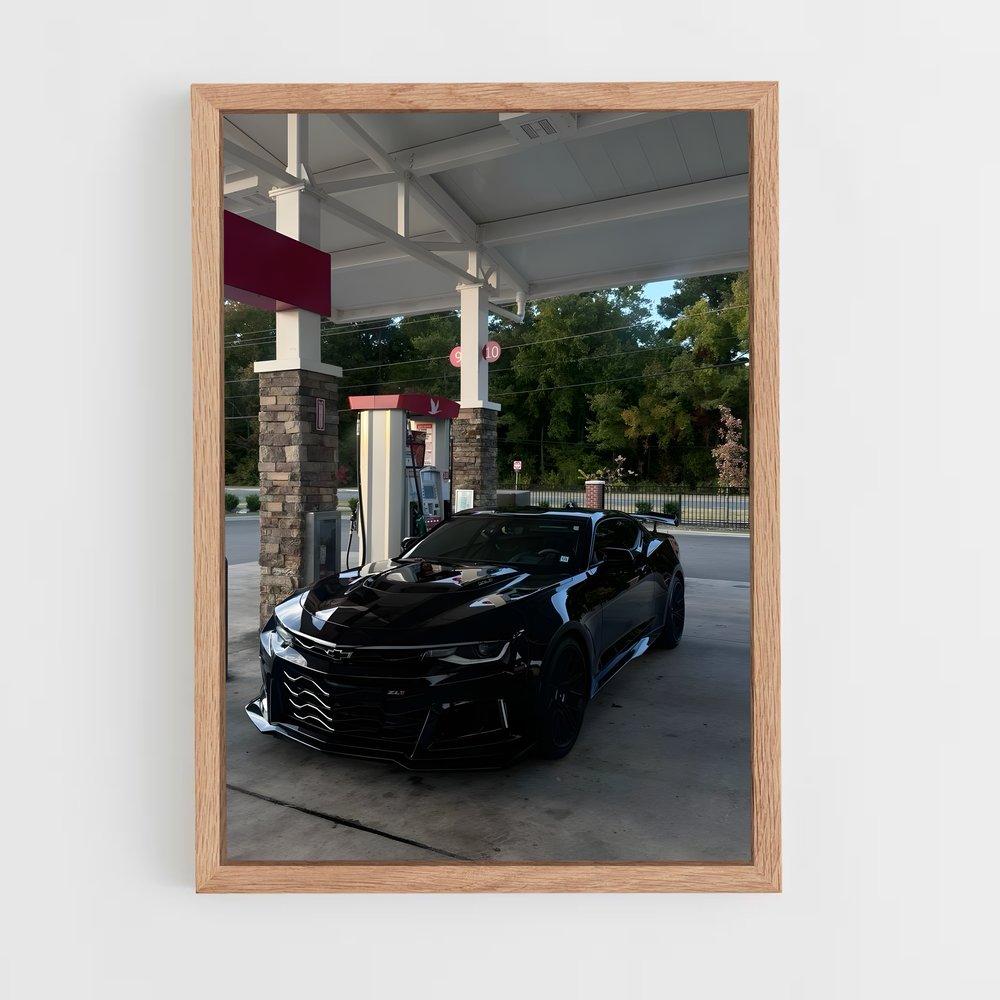 Poster Route 66 Camaro – affiche Chevrolet (vue 4)